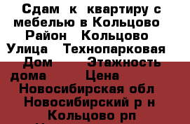 Сдам 1к. квартиру с мебелью в Кольцово › Район ­ Кольцово › Улица ­ Технопарковая › Дом ­ 5 › Этажность дома ­ 10 › Цена ­ 16 000 - Новосибирская обл., Новосибирский р-н, Кольцово рп Недвижимость » Квартиры аренда   